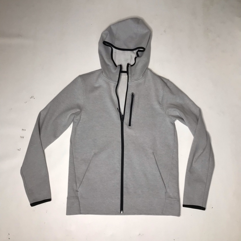 Old Navy Active Dynamic Fleece Gray Zip Up Hoodie size S